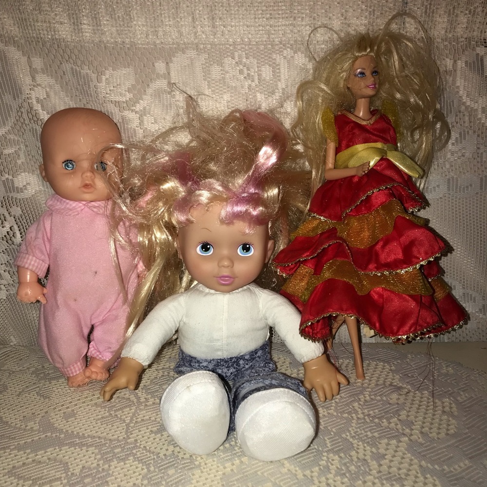 Old vintage dolls bundle
